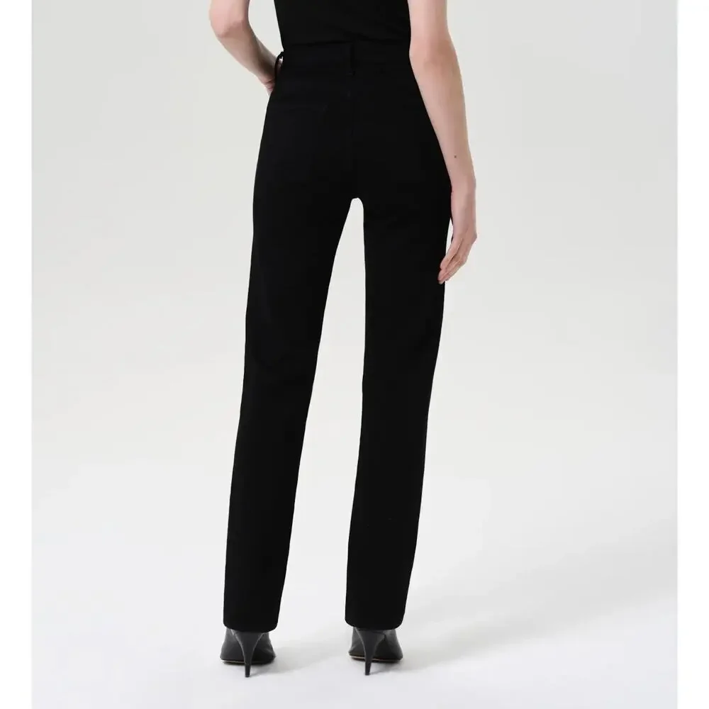AGOLDE 90's Pinch Waist Straight Long Jeans in 